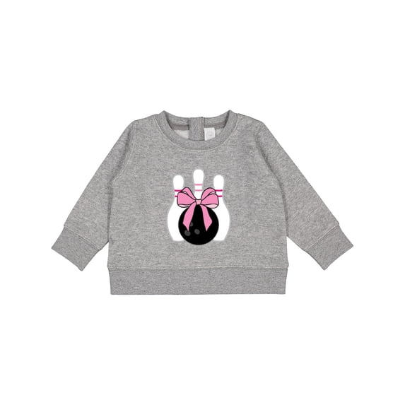 Inktastic Bowling Pins Coquette Bow Baby Sweatshirt
