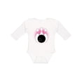 thumbnail image 1 of Inktastic Bowling Pins Cute Bowler Girls Long Sleeve Baby Bodysuit, 1 of 5