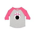 thumbnail image 1 of Inktastic Bowling Pins Cute Bowler Girls Toddler T-Shirt, 1 of 5