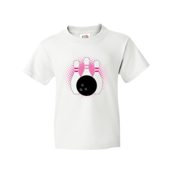 Inktastic Bowling Pins Cute Bowler Youth T-Shirt