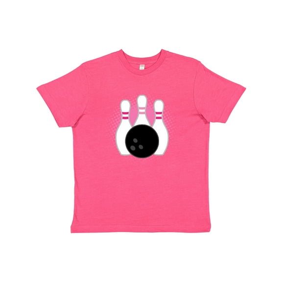 Inktastic Bowling Pins Cute Bowler Youth T-Shirt