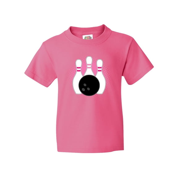 Inktastic Bowling Pins Cute Bowler Youth T-Shirt