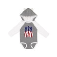 thumbnail image 1 of Inktastic Bowling Pins USA Flag Gift for Bowler Boys or Girls Long Sleeve Baby Bodysuit, 1 of 5