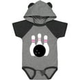 thumbnail image 1 of Inktastic Bowling Pins (pink) Girls Baby Bodysuit, 1 of 5