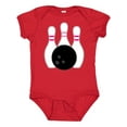 thumbnail image 1 of Inktastic Bowling Pins (pink) Girls Baby Bodysuit, 1 of 5