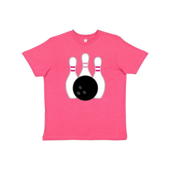 Inktastic Bowling Pins (pink) Youth T-Shirt