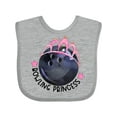 thumbnail image 1 of Inktastic Bowling Princess Tiara Girls Baby Bib, 1 of 4