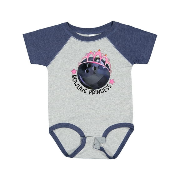 Inktastic Bowling Princess Tiara Girls Baby Bodysuit