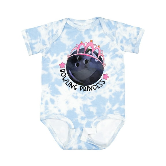 Inktastic Bowling Princess Tiara Girls Baby Bodysuit