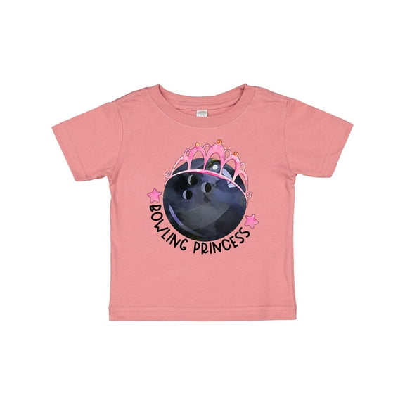 Inktastic Bowling Princess Tiara Girls Baby T-Shirt