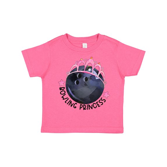 Inktastic Bowling Princess- Tiara Girls Toddler T-Shirt
