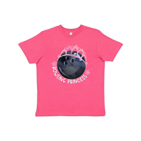 Inktastic Bowling Princess Tiara Youth T-Shirt
