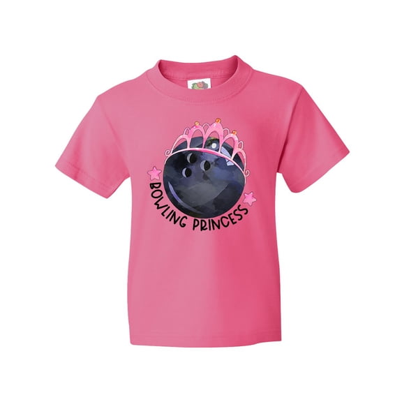 Inktastic Bowling Princess- Tiara Youth T-Shirt