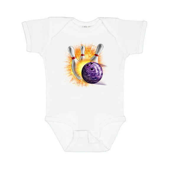 Inktastic Bowling Strike Boys or Girls Baby Bodysuit