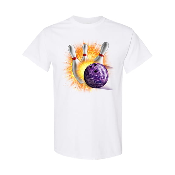 Inktastic Bowling Strike T-Shirt