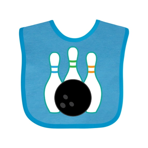Inktastic Bowling Team Bowler Boys or Girls Baby Bib