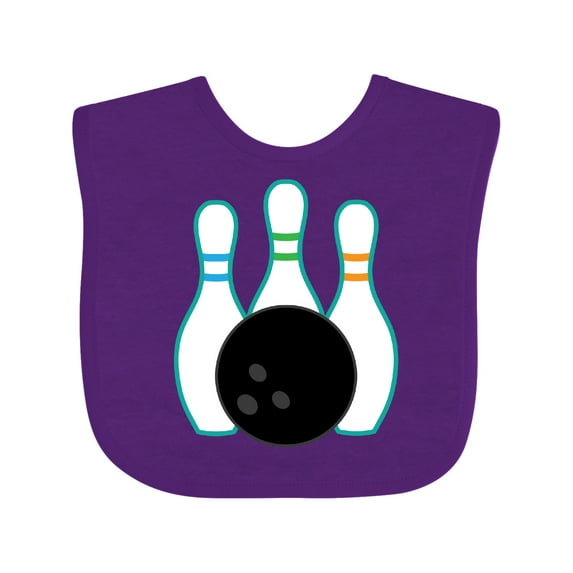 Inktastic Bowling Team Bowler Boys or Girls Baby Bib