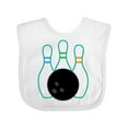 thumbnail image 1 of Inktastic Bowling Team Bowler Boys or Girls Baby Bib, 1 of 4