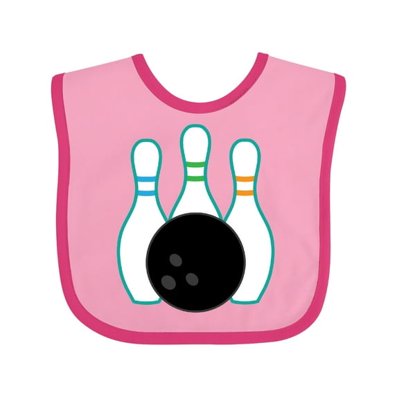 Inktastic Bowling Team Bowler Boys or Girls Baby Bib