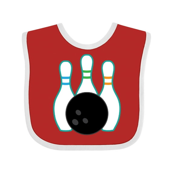 Inktastic Bowling Team Bowler Boys or Girls Baby Bib