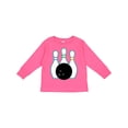 thumbnail image 1 of Inktastic Bowling Team Bowler Boys or Girls Long Sleeve Toddler T-Shirt, 1 of 5