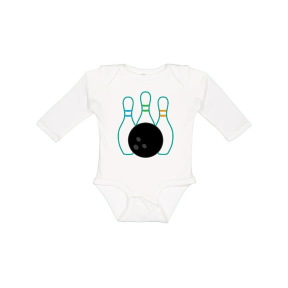 Inktastic Bowling Team Bowler Gift Boys or Girls Long Sleeve Baby Bodysuit