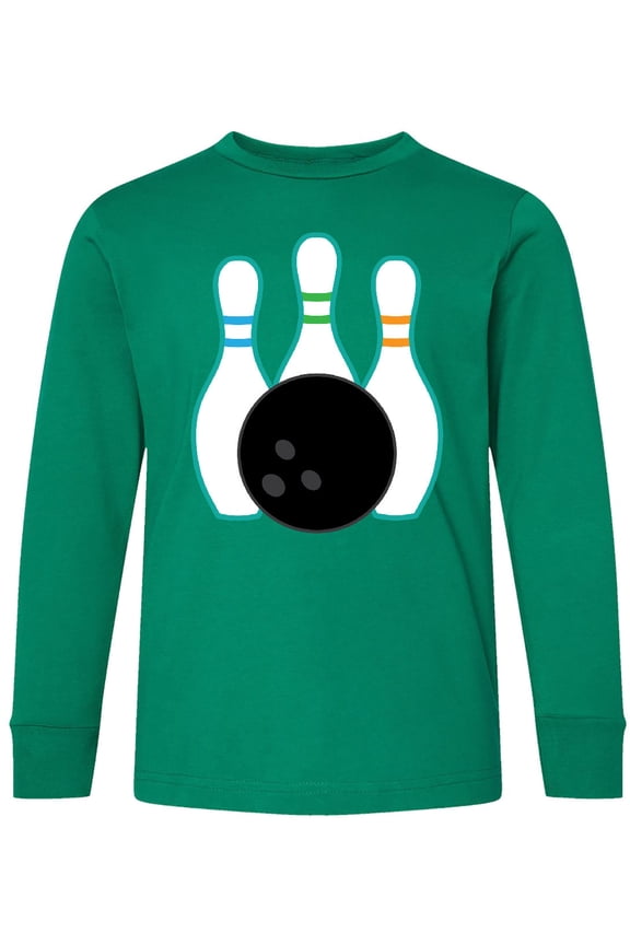Bowling Team Bowler Long Sleeve Youth T-Shirt
