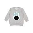 thumbnail image 1 of Inktastic Bowling Team Bowler Toddler Sweatshirt, 1 of 4