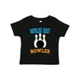thumbnail image 1 of Inktastic Bowling Worlds Best Bowler Sports Boys or Girls Toddler T-Shirt, 1 of 5