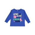thumbnail image 1 of Inktastic Bows and Bling Its a Cheerleading Thing Girls Long Sleeve Toddler T-Shirt, 1 of 5