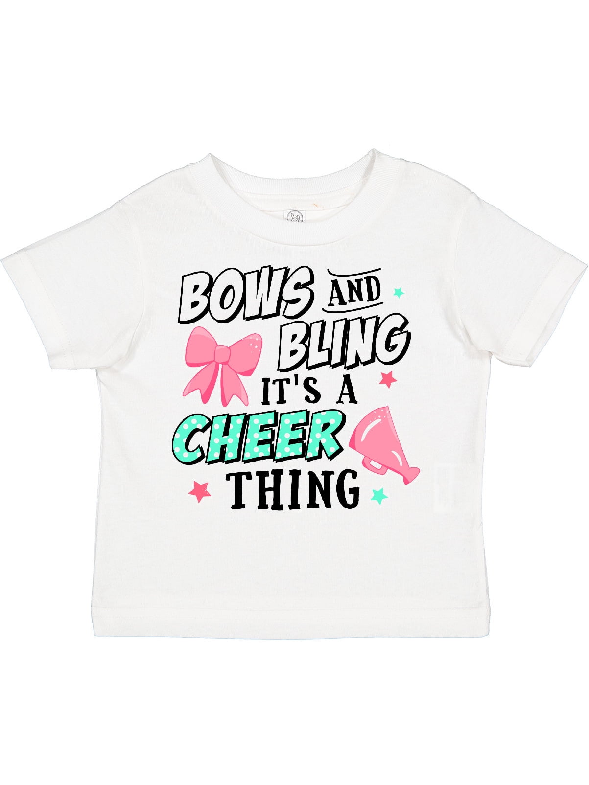 Inktastic Bows and Bling Its a Cheerleading Thing Girls Toddler T-Shirt ...