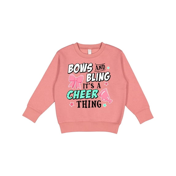 Inktastic Bows and Bling Its a Cheerleading Thing Toddler Sweatshirt