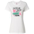 thumbnail image 1 of Inktastic Bows and Bling Its a Cheerleading Thing Women's T-Shirt, 1 of 5