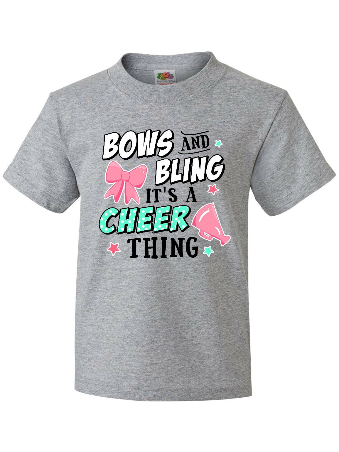 Inktastic Bows and Bling Its a Cheerleading Thing Youth T-Shirt ...