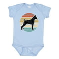 thumbnail image 1 of Inktastic Boxer Dog Vintage Silhouette Boys or Girls Baby Bodysuit, 1 of 5