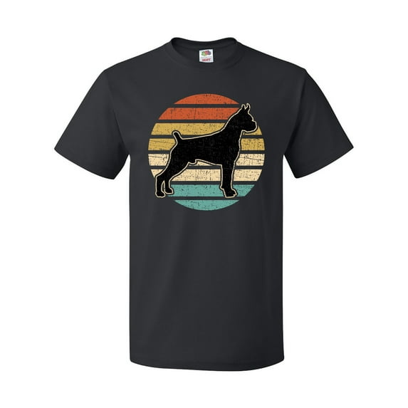 Inktastic Boxer Dog Vintage Silhouette T-Shirt