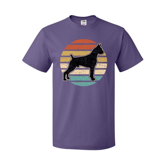 Inktastic Boxer Dog Vintage Silhouette T-Shirt