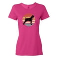 thumbnail image 1 of Inktastic Boxer Dog Vintage Silhouette Women's T-Shirt, 1 of 5
