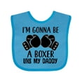 thumbnail image 1 of Inktastic Boxer Like Daddy Boxing Boys or Girls Baby Bib, 1 of 4