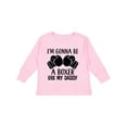 thumbnail image 1 of Inktastic Boxer Like Daddy Boxing Boys or Girls Long Sleeve Toddler T-Shirt, 1 of 5