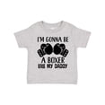 thumbnail image 1 of Inktastic Boxer Like Daddy Boxing Boys or Girls Toddler T-Shirt, 1 of 5