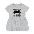 thumbnail image 1 of Inktastic Boxer Like Daddy Boxing Girls Baby Dress, 1 of 5