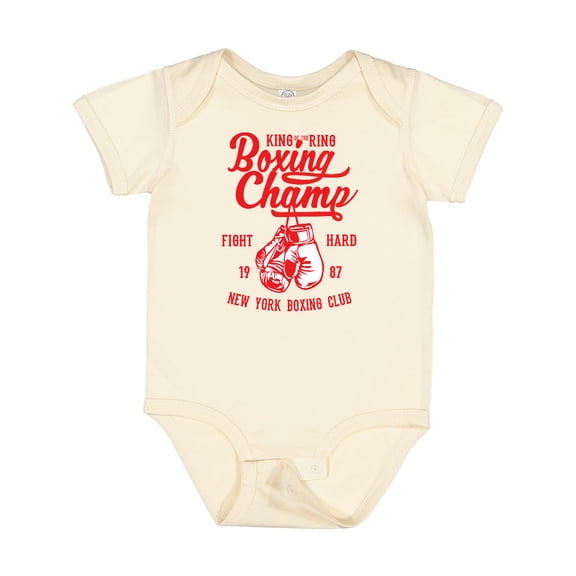 Inktastic Boxing Champ Boys or Girls Baby Bodysuit