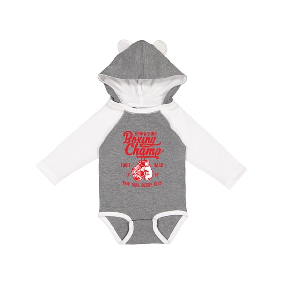 Inktastic Boxing Champ Boys or Girls Long Sleeve Baby Bodysuit