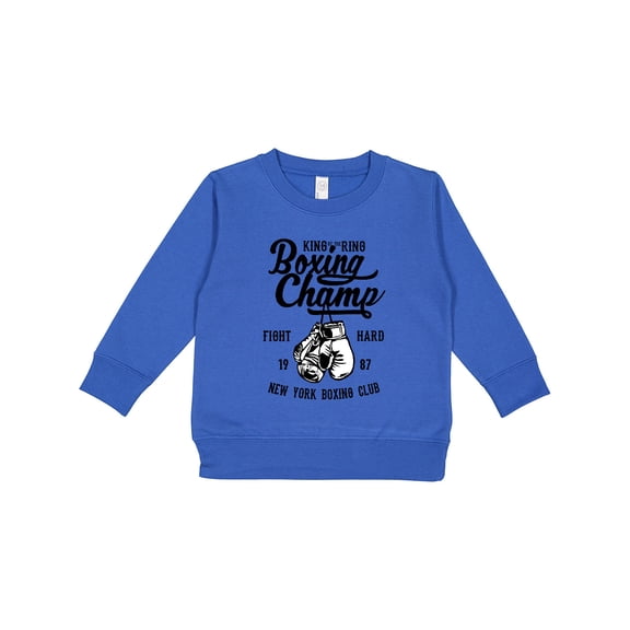 Inktastic Boxing Champ Fight Hard Toddler Sweatshirt