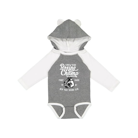 Inktastic Boxing Champ King of The Ring Boys or Girls Long Sleeve Baby Bodysuit