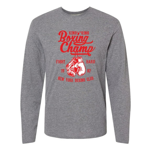 Inktastic Boxing Champ Long Sleeve T-Shirt