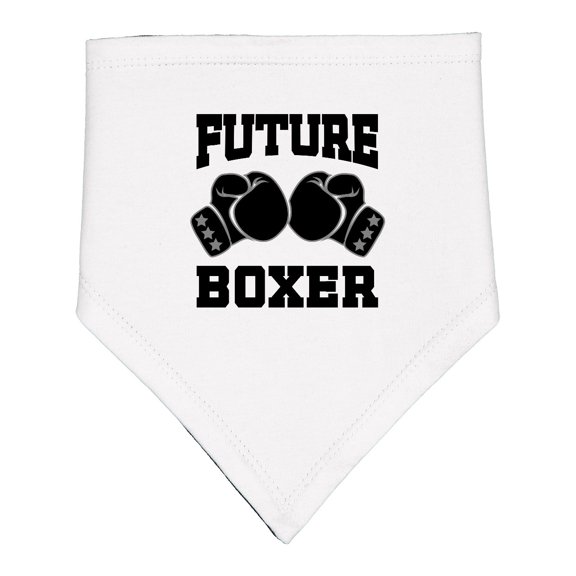 Inktastic Boxing Future Boxer Baby Bandana Bib