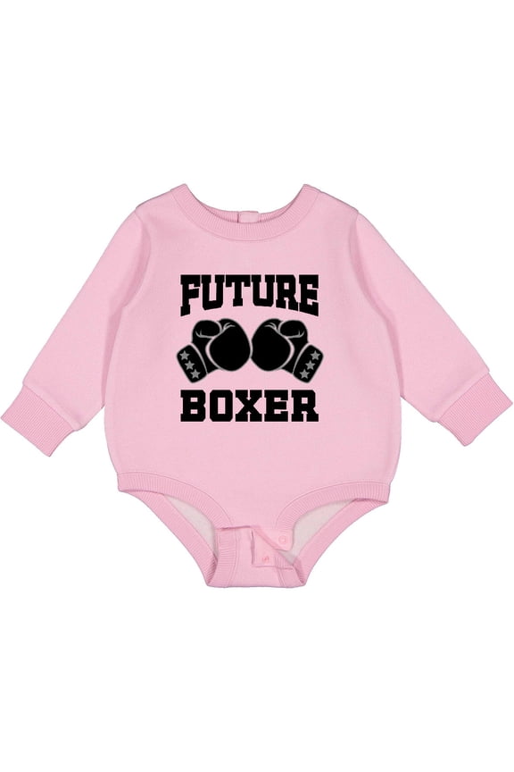 Boxing Future Boxer Baby Fleece Bodysuit