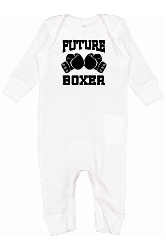 Boxing Future Boxer Baby Romper Coveralls